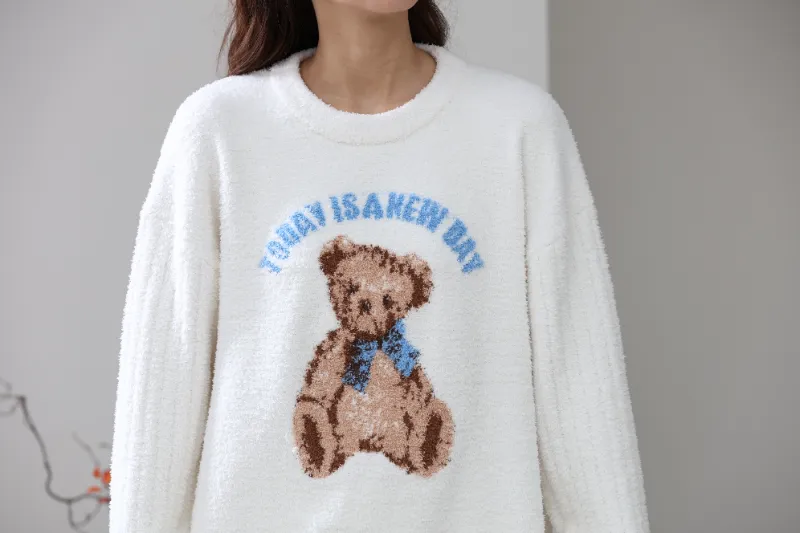 ชุด Homewear ขนแกะนุ่มสำหรับผู้หญิง